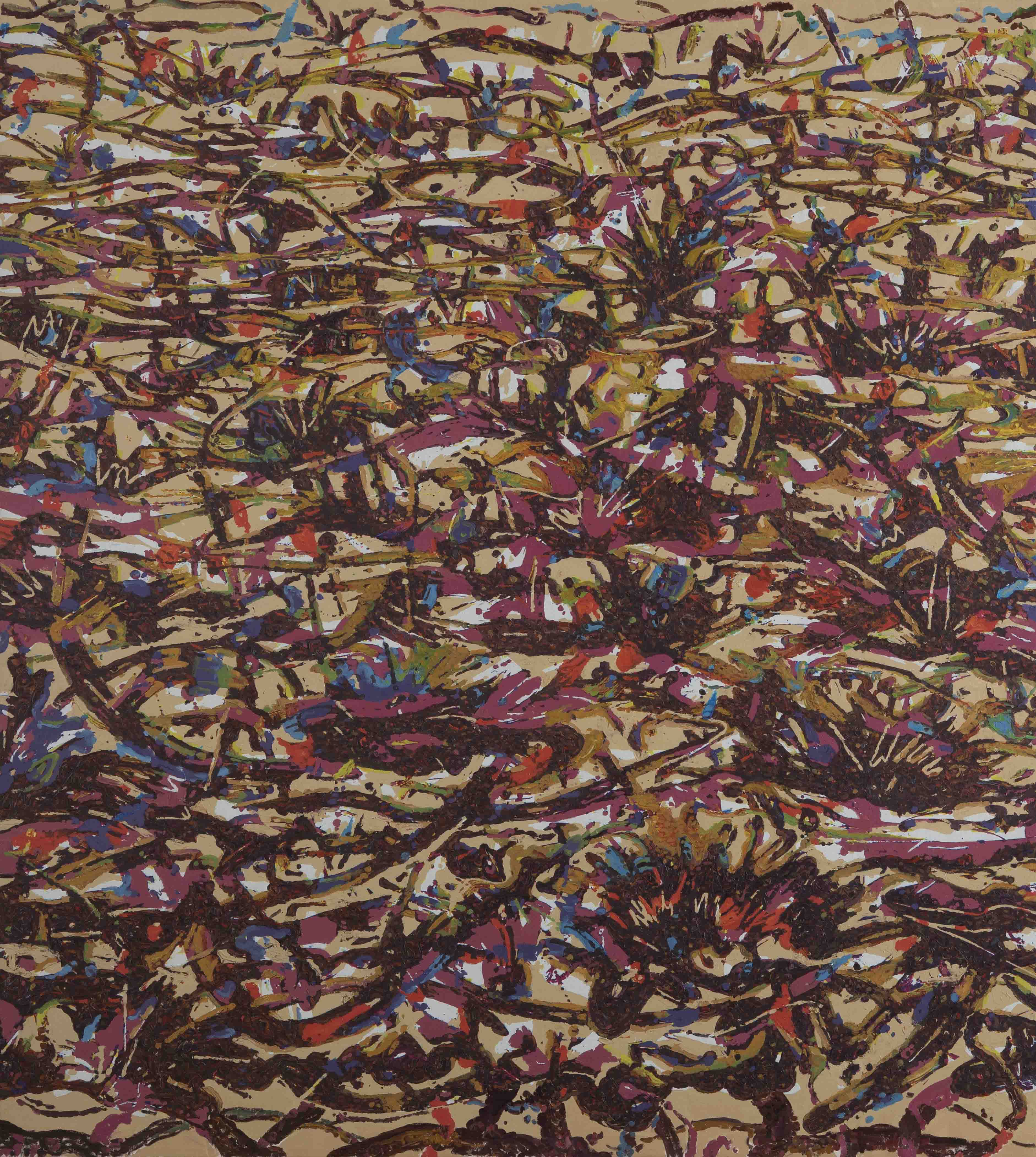 Gün ortasi-1, tuval üzeri yagliboya, 200x180 cm, 2012.